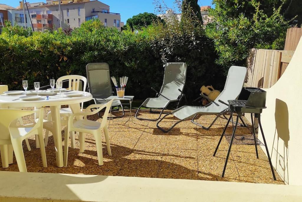 Confortable Appartement Grande Terrasse Piscine Parking Clim 阿格德 外观 照片